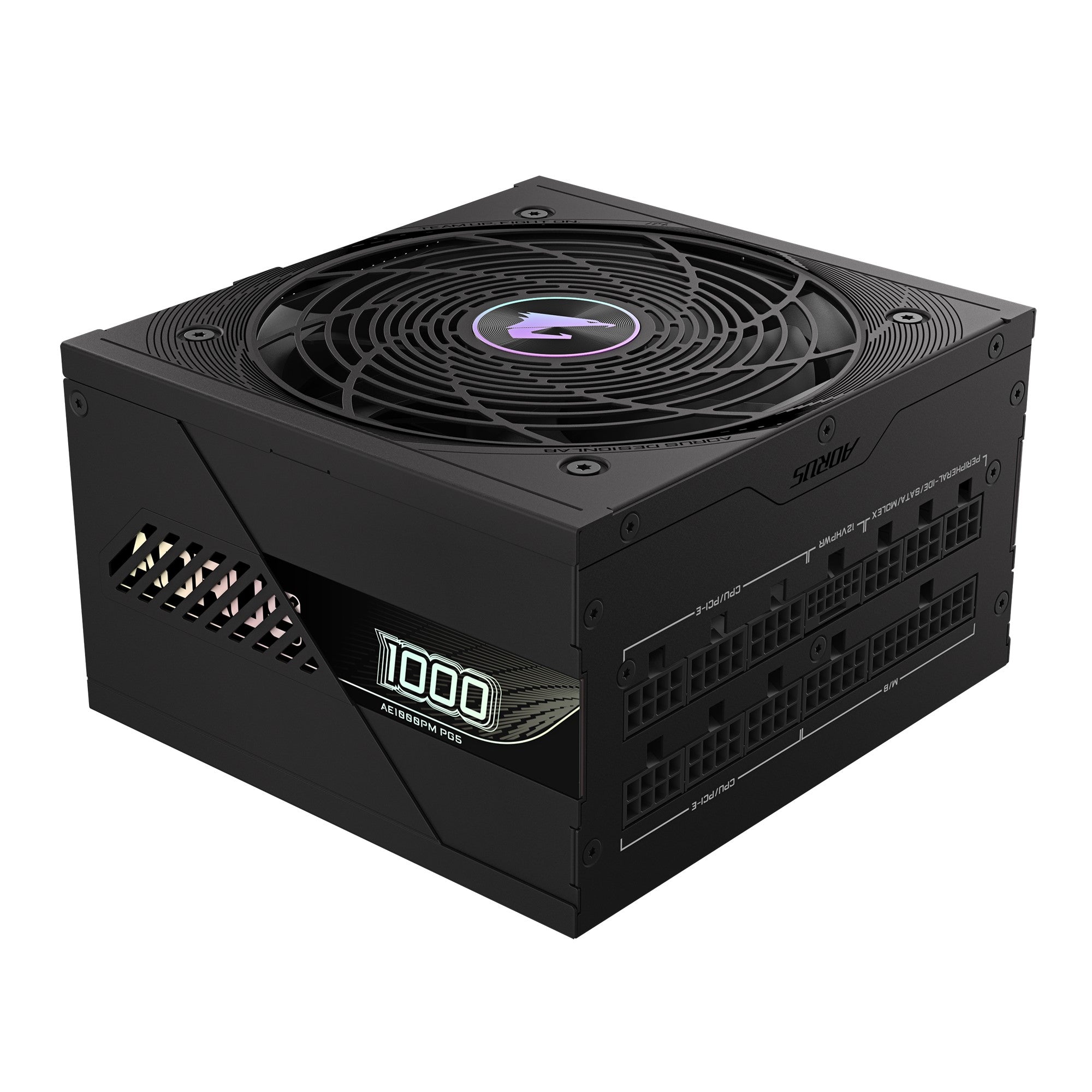 Gigabyte AORUS ELITE 1000W 80+ Platinum PCIe 5.0 ATX 3.1 Fully Modular ATX Power Supply - Black