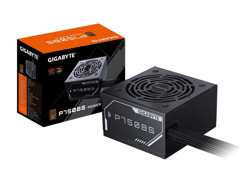 Gigabyte P750BS Power Supply, 750W, ATX12V, 80 PLUS Bronze Fan, Type 120mm Fluid Dynamic Bearing fan