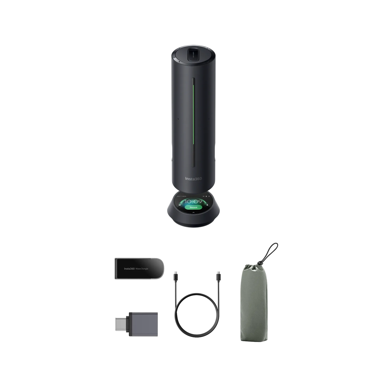 Insta360 Wave Professional Speakerphone with AI Recording Suite