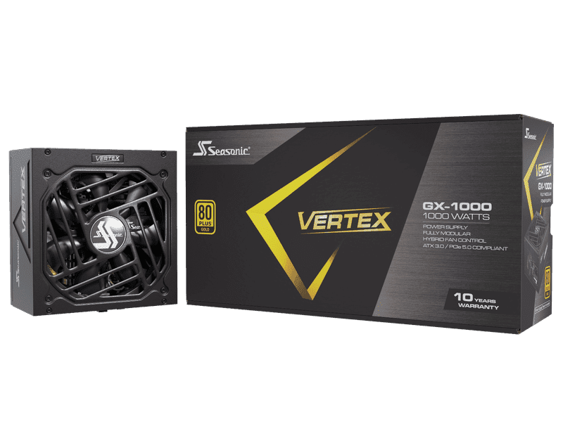 Seasonic Vertex 1000W GX-1000 80 Plus Gold Modular PSU ATX 3.0