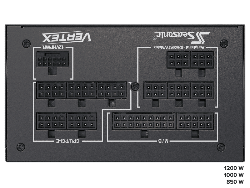 Seasonic Vertex 850W GX-850 80 Plus Gold Modular PSU ATX 3.0