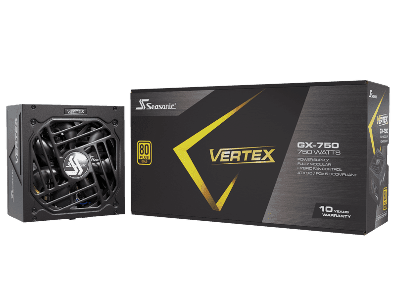 Seasonic Vertex 750W GX-750 80 Plus Gold Modular PSU ATX 3.0