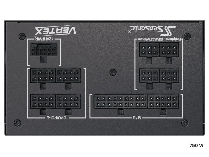 Seasonic Vertex 750W GX-750 80 Plus Gold Modular PSU ATX 3.0