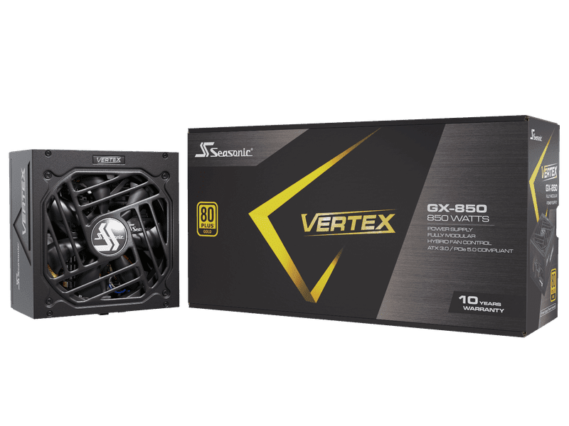 Seasonic Vertex 850W GX-850 80 Plus Gold Modular PSU ATX 3.0