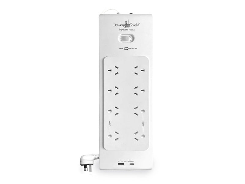 POWERSHIELD ZAPGUARD 8 WAY SURGE BOARD 5YR