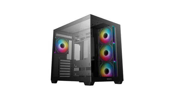 DeepCool CG530 4F ATX Case Tempered Glass 4 Pre-Installed Fans