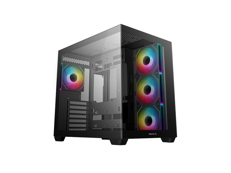 DeepCool CG530 4F ATX Case Tempered Glass 4 Pre-Installed Fans