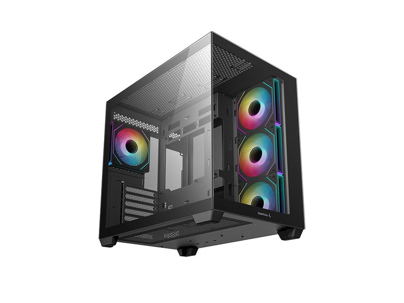 DeepCool CG530 4F ATX Case Tempered Glass 4 Pre-Installed Fans