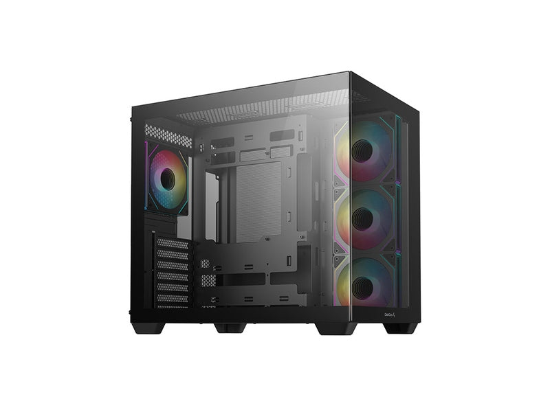DeepCool CG530 4F ATX Case Tempered Glass 4 Pre-Installed Fans