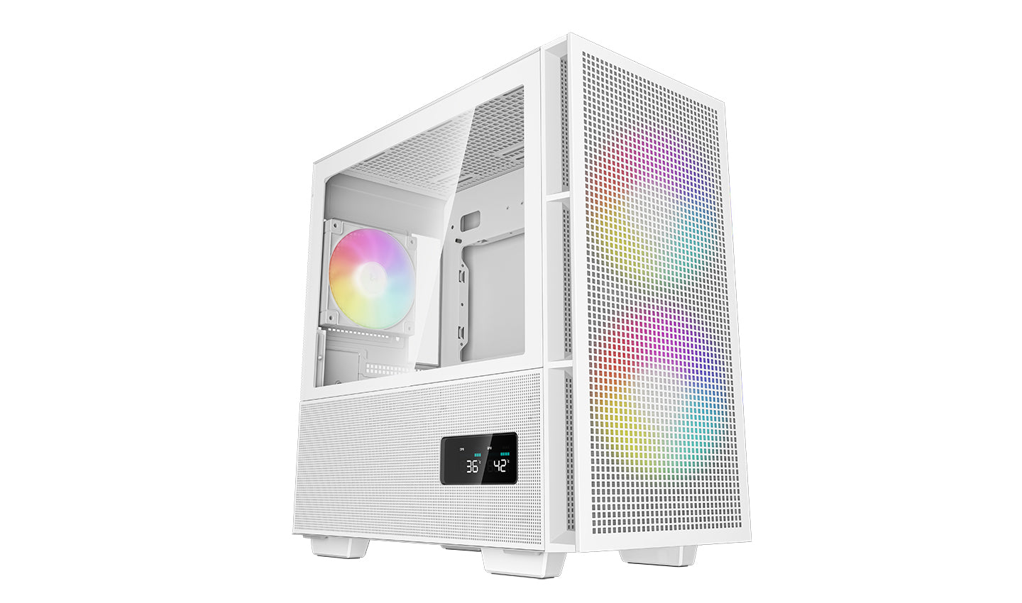 DeepCool CH360 Digital White Micro ATX Case