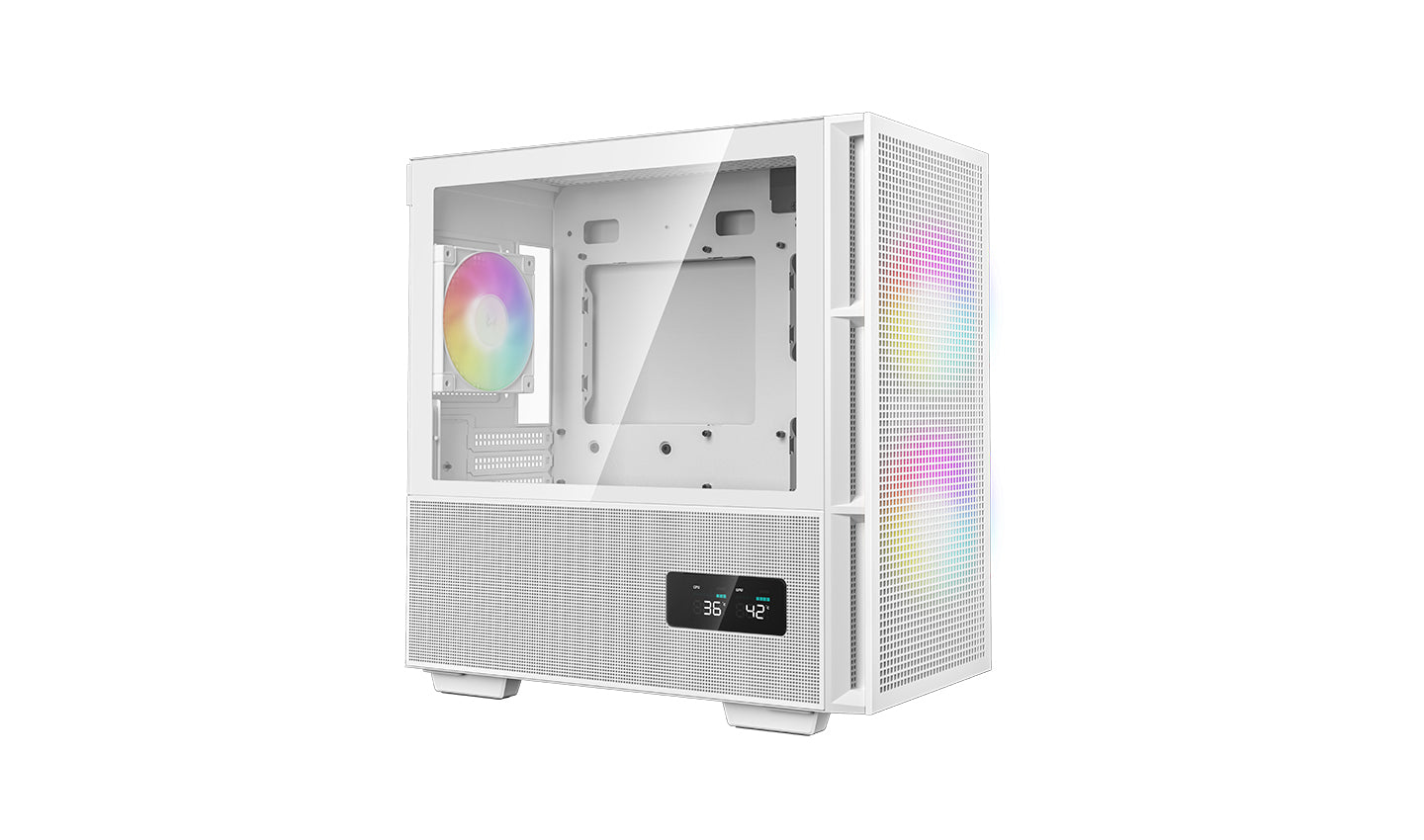 DeepCool CH360 Digital White Micro ATX Case