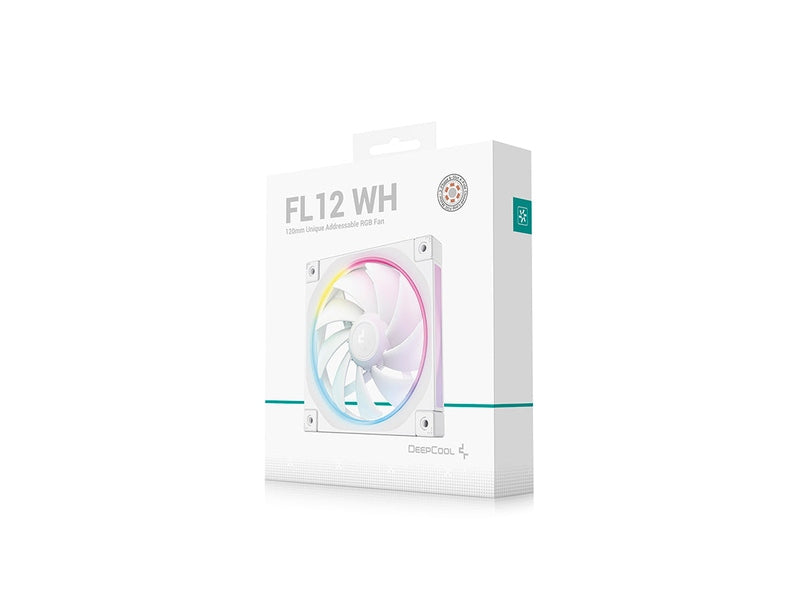 DeepCool FL12 White 120mm Unique ARGB Fans