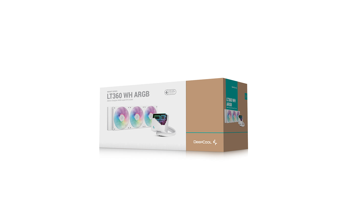 DeepCool LT360 A-RGB White High-performance Liquid CPU Cooler