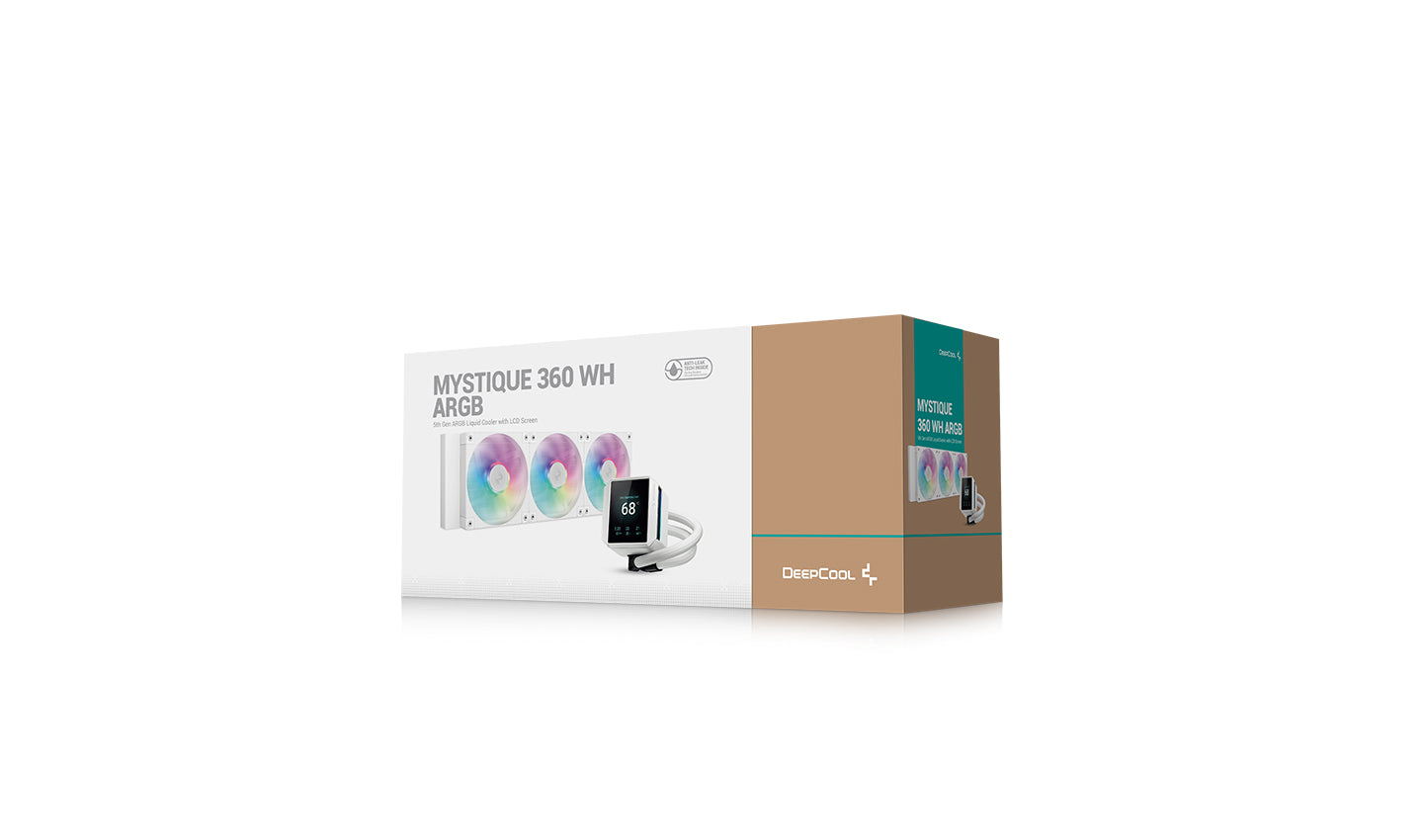DeepCool MYSTIQUE 360 WH ARGB High-Performance Liquid Coolers