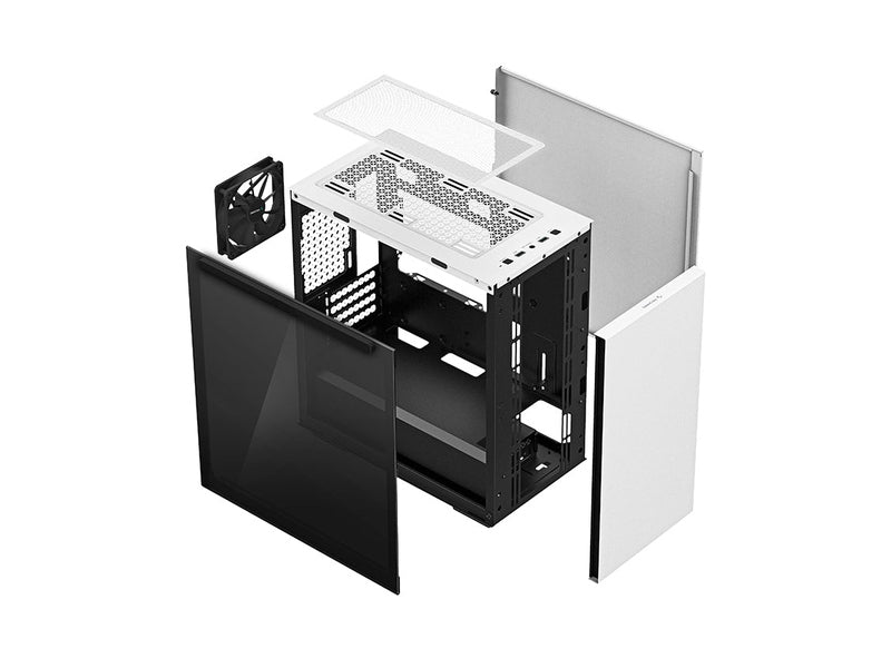 DeepCool MACUBE 110 White Minimalistic Micro-ATX Case