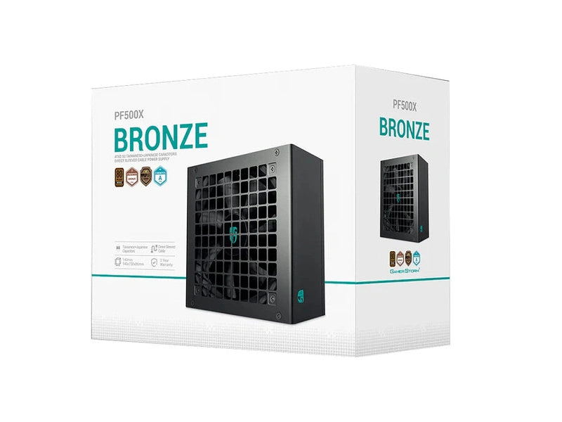 DeepCool PF500X 500W Gamer Storm 80+ Bronze/ Cybenetics ATX Power Supply