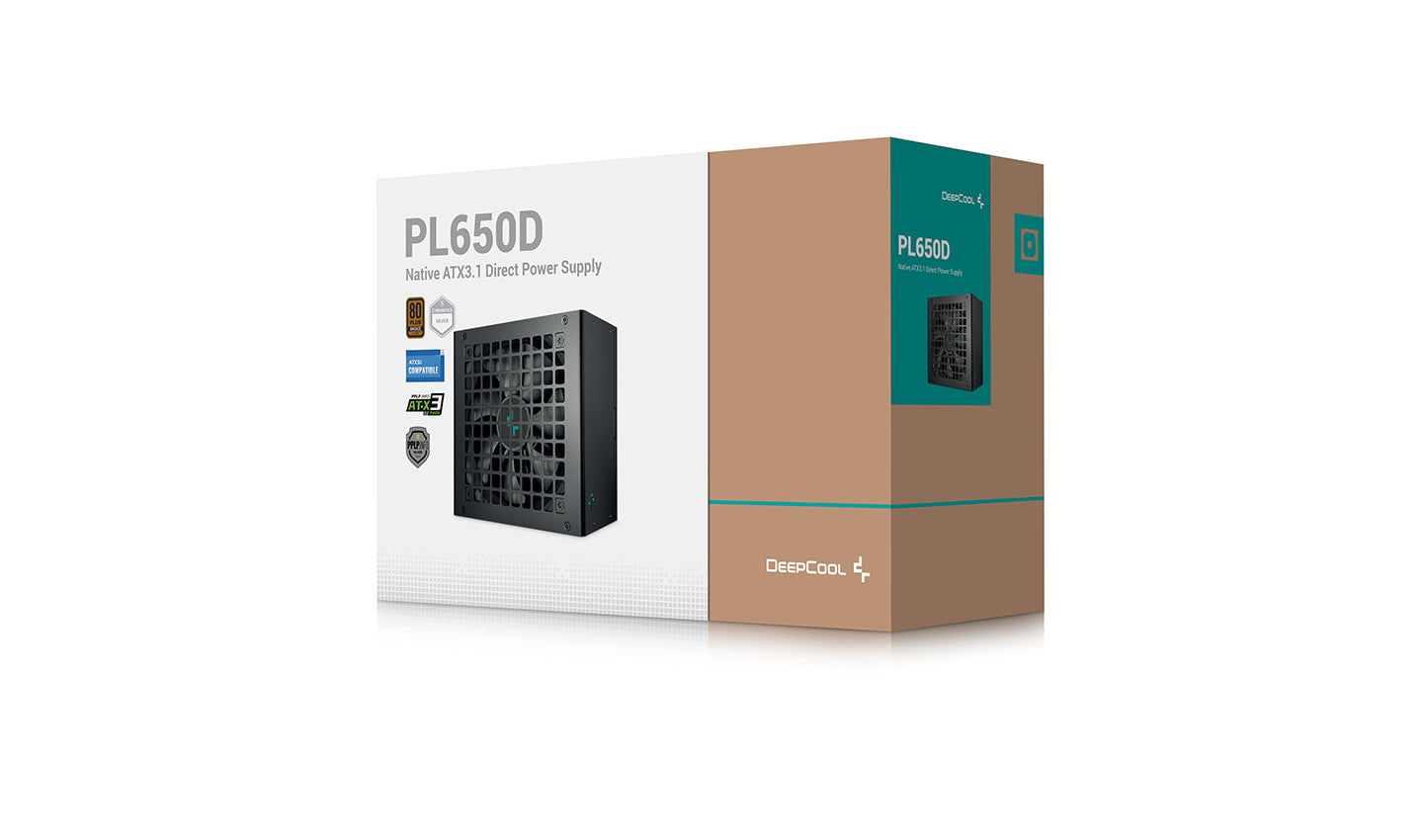 DeepCool PL650D 650W 80+ Bronze Certified Non-Modular ATX Power Supply