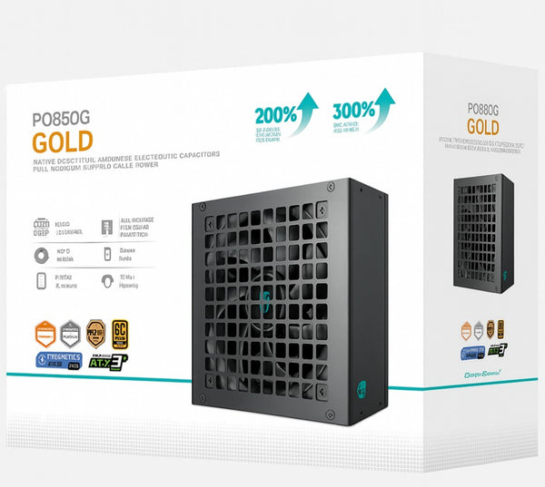 DeepCool PQ850G 850W Gamer Storm 80+ Gold/Cybenetics Fully Modular ATX Power Supply
