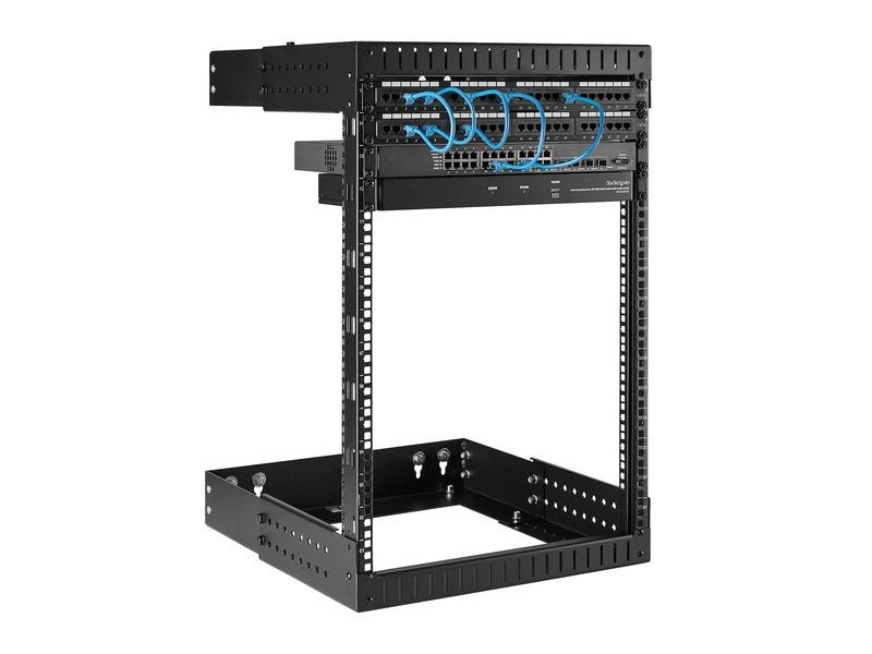 StarTech 2-Post 15U Heavy-Duty Wall Mount Network Rack 19" Open Frame Server Rack