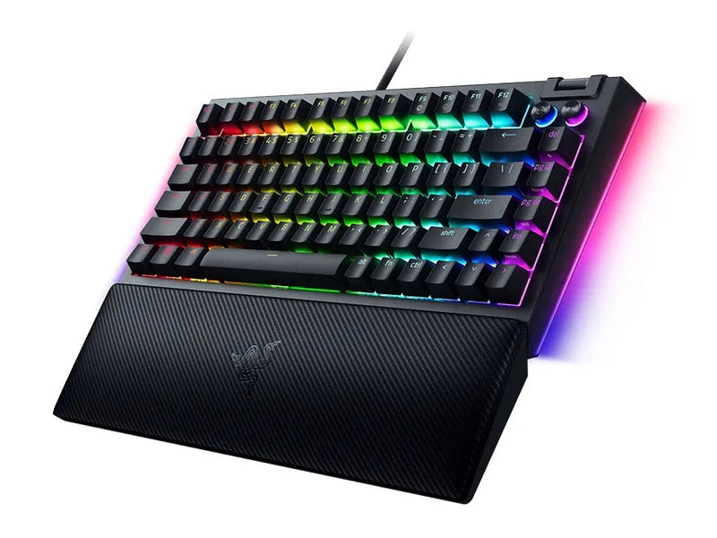 Razer Blackwidow V4 75% Hot-swappable Mechanical Gaming Keyboard - Orange Switch