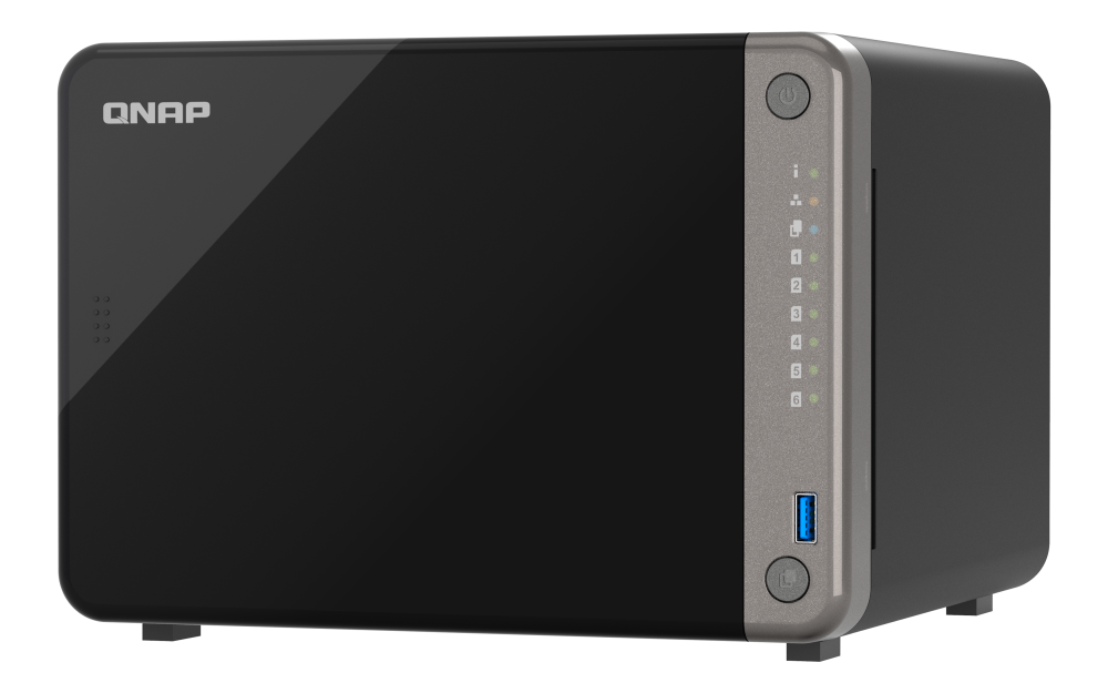 QNAP TS-AI642 Tower 6 Bay AI NAS - Diskless