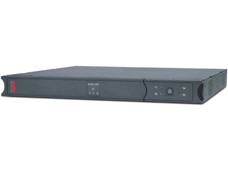 APC SMART UPS SC , 450VA, IEC 4 , SERIAL, 1U RACK/TOWER