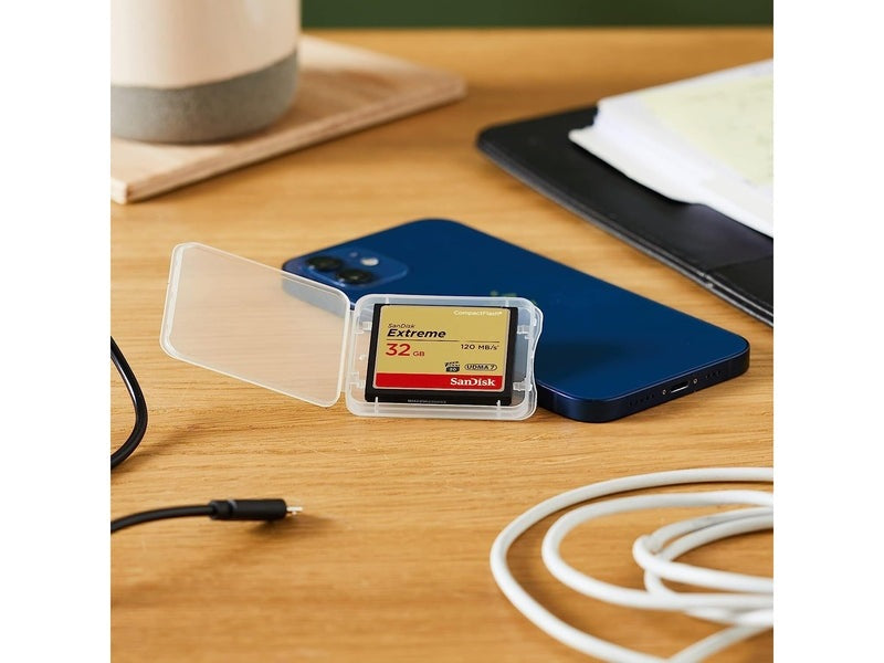 SanDisk Extreme CompactFlash Memory Card 32GB, VPG20, UDMA 7, 120MB/s R, 85MB/s W