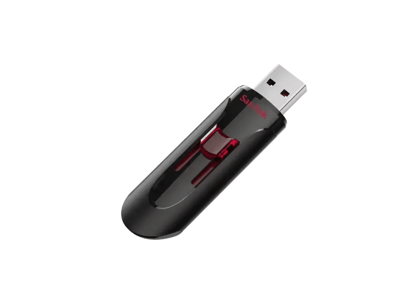 SanDisk Cruzer Glide CZ600 64GB USB 3.0 Flash Drive Black