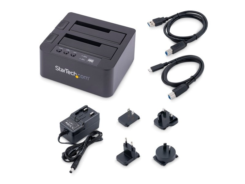StarTech USB 3.1 10GBPS HDD Duplicator Dock 2.5" & 3.5" SATA SSD/HDDS