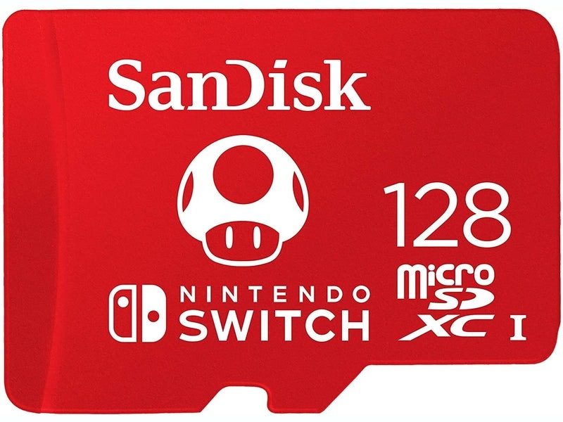 SanDisk 128GB Nintendo-Licensed MicroSDXC UHS-I Memory Card