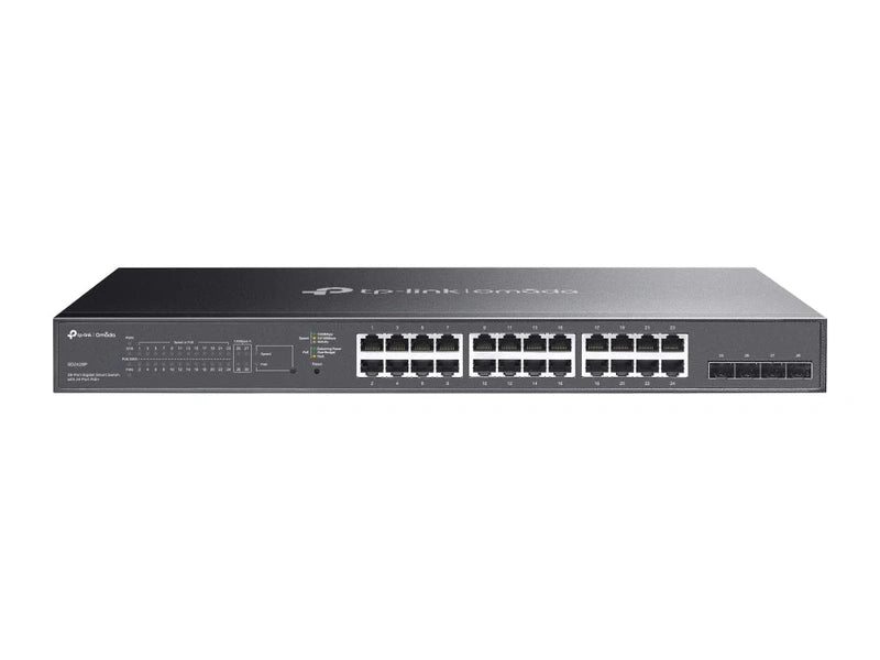 TP-Link Omada SG2428P 24-Port PoE+ 250W Gigabit Smart Switch with 4 SFP Slots