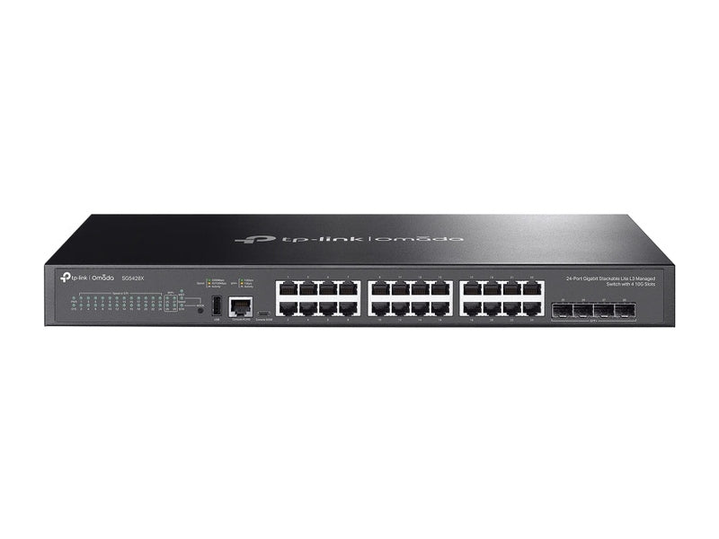 TP-Link SG5428X Omada 24-Port Gigabit Stackable Lite L3 Managed Switch