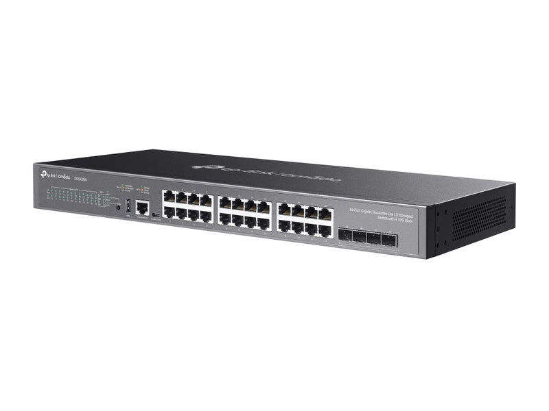 TP-Link SG5428X Omada 24-Port Gigabit Stackable Lite L3 Managed Switch
