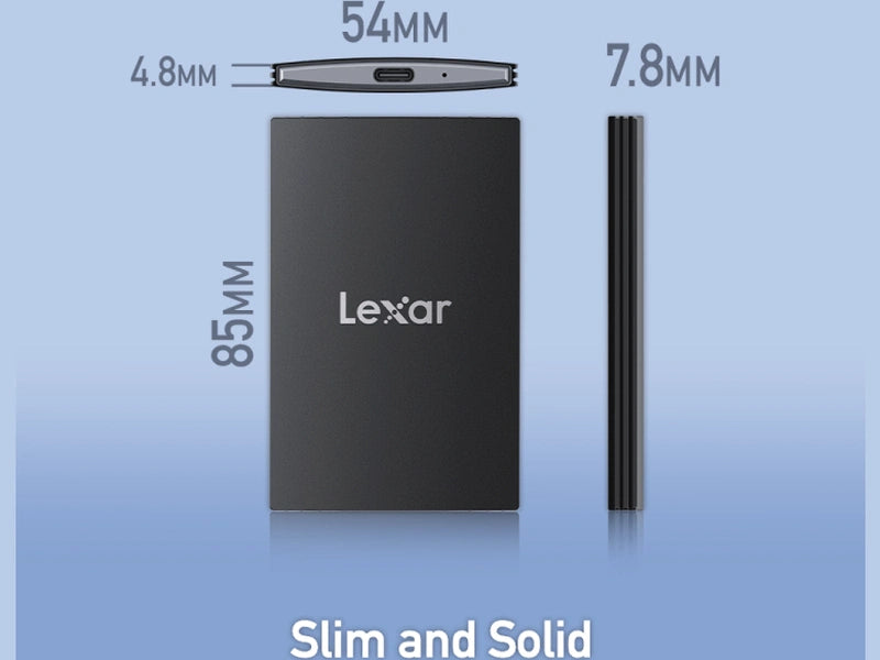 Lexar SL500 Portable SSD 1TB with MagSafe Black