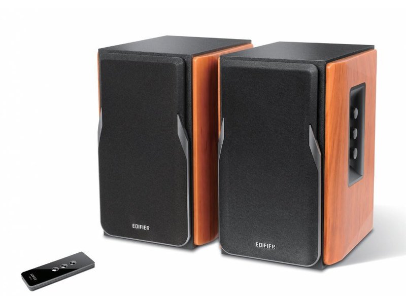 Edifier R1380T BROWN Active Speaker Dual RCA inputs, Remote Control, Build-in Class-D Amplifier, 21W+21W RMS Power Output