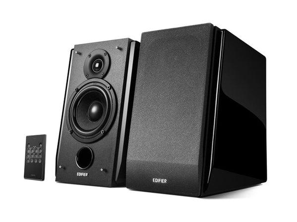 Edifier R1850DB Active 2.0 Bookshelf Speakers - Includes Bluetooth, Optical Inputs, Subwoofer Supported, Built-in Amplifier, Wireless Remote