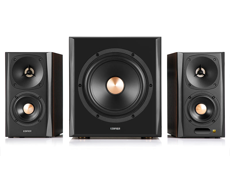 Edifier S360DB 2.1 Bluetooth Bookshelf Speakers with 8" Wireless Subwoofer