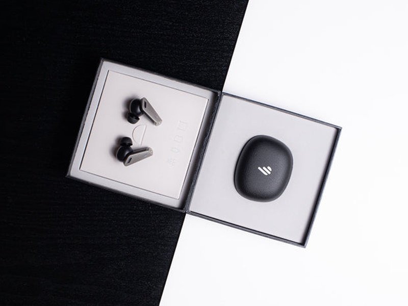 Edifier True Wireless Earbuds with Active Noise Cancellation - Black