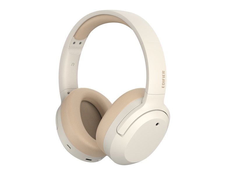 Edifier W820NB Plus Active Noise Cancelling Wireless Bluetooth Stereo Headphone - Ivory