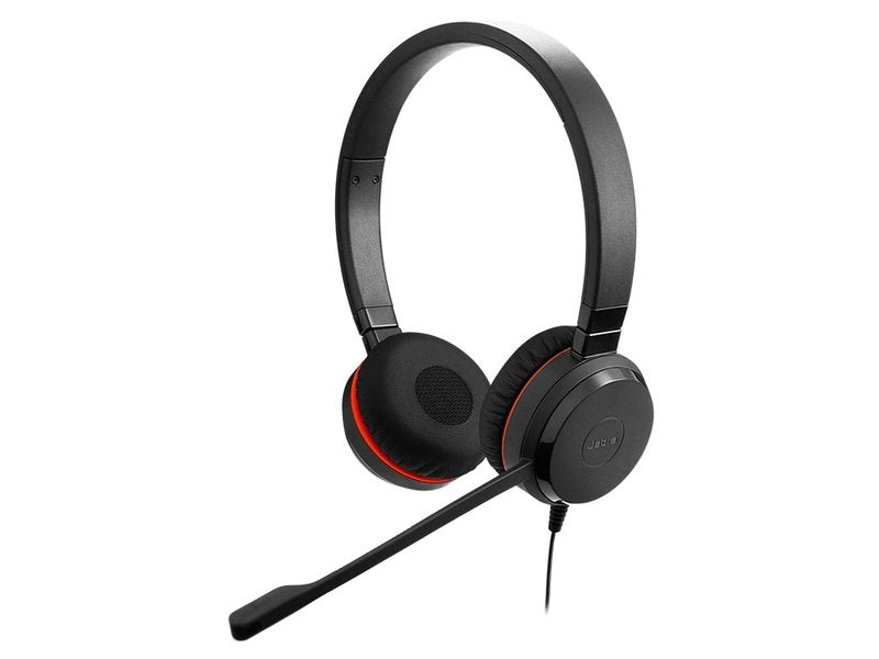 Jabra Evolve 30 II MS Stereo Headset, Passive Noise-cancelling