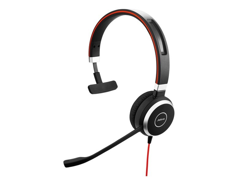 Jabra Evolve 40 UC USB-A Mono Headset, Active Noise Cancelling