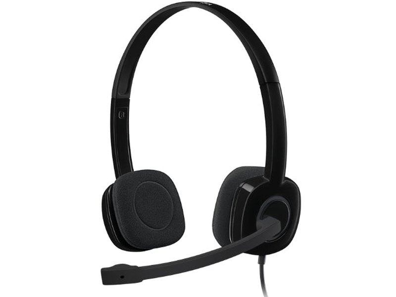 Logitech H151 Stereo Headset Light Weight Adjustable Headphones