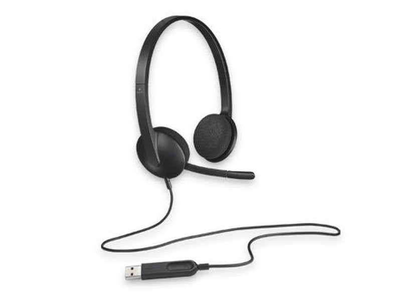 Logitech H340 Plug-and-Play USB Headset with Noise Cancelling Microphone