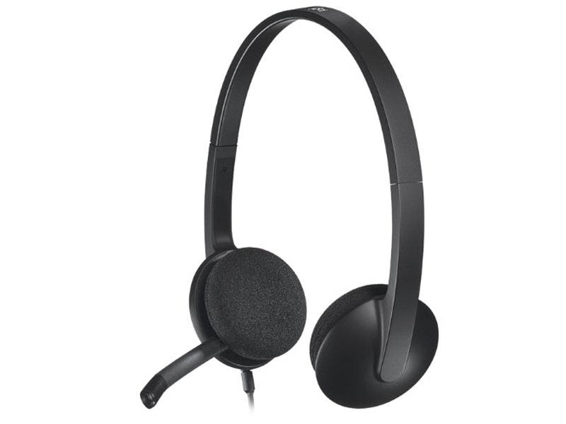 Logitech H340 Plug-and-Play USB Headset with Noise Cancelling Microphone