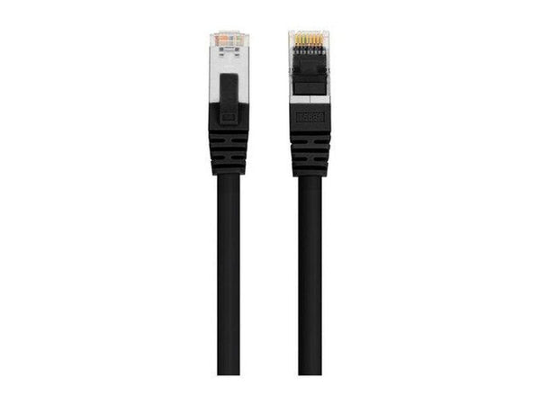 1mtr 40GbE Cat 8 S/FTP Shielded Patch Cable LSZH - Black