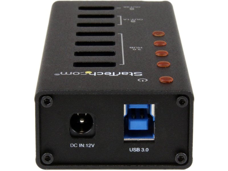 StarTech 4 Port USB 3.0 Hub plus 3 Dedicated USB Charging Ports