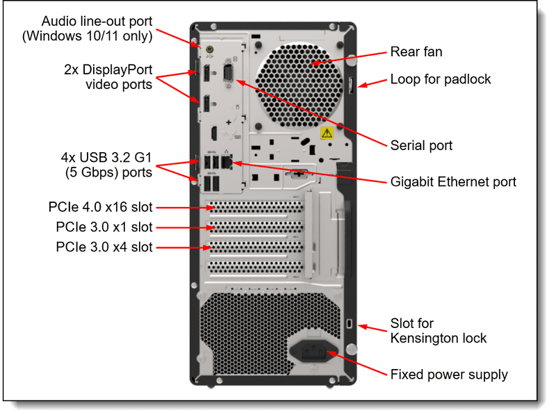 Lenovo ThinkSystem ST50 V2 Xeon E-2324G 4-Core 3.1GHz 8GB 300W Tower Server