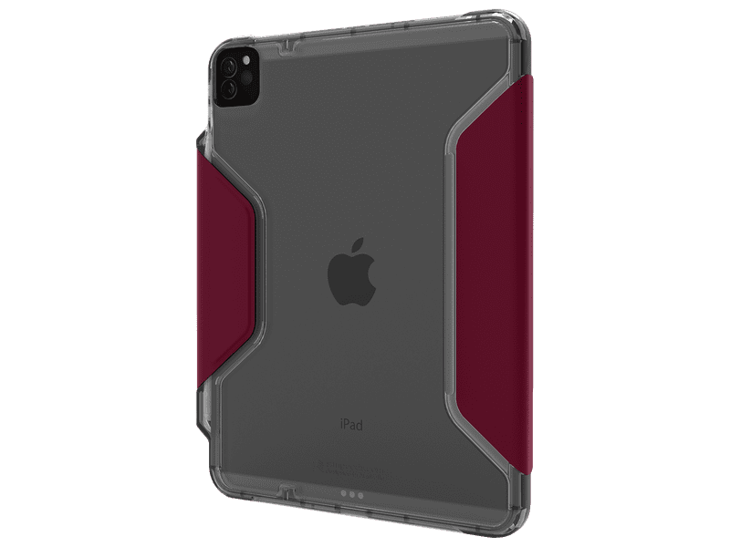 STM Dux Studio Rugged Carrying Case Folio For 12.9" iPad Pro 4th Gen Dark Red