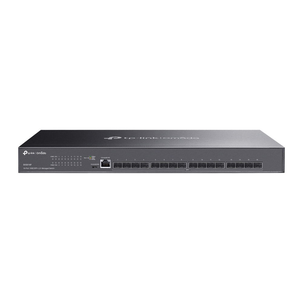 TP-Link SX3016F JetStream 16-Port 10GE SFP+ L2+ Managed Switch