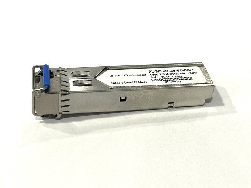 Pro-Lab PL-SPL-34-GB-BX-CDFF 1.25Gbps 1310nm 40KM SFP Transceiver *used*